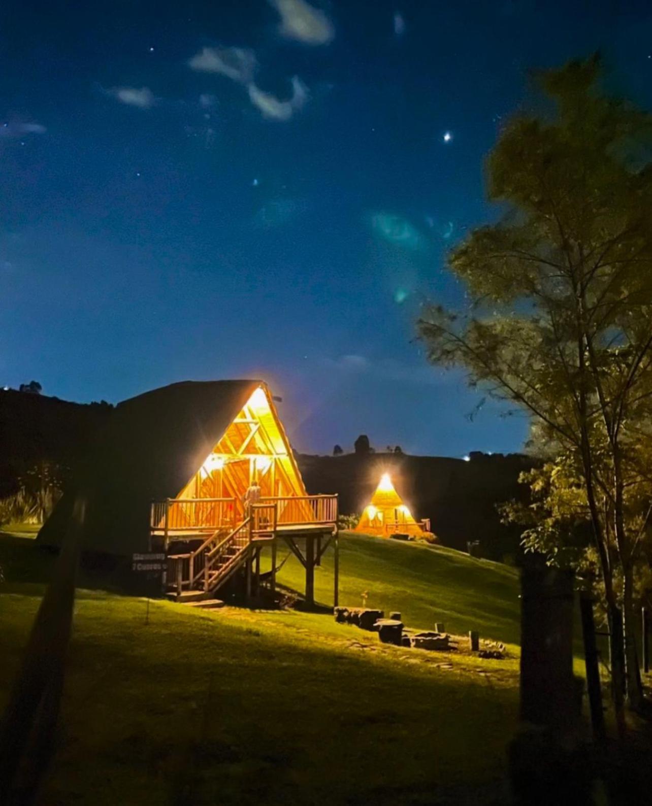 Glamping La Herradura Santa Rosa de Cabal Exteriér fotografie